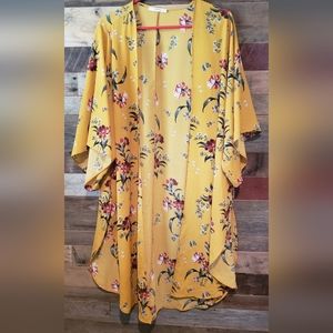 Mustard color flowy tunic
